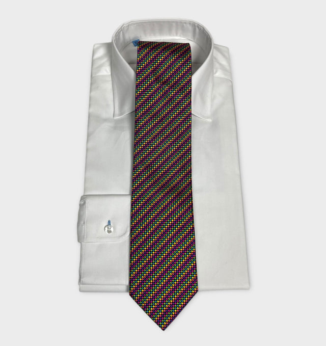 Multicoloured Silk Tie