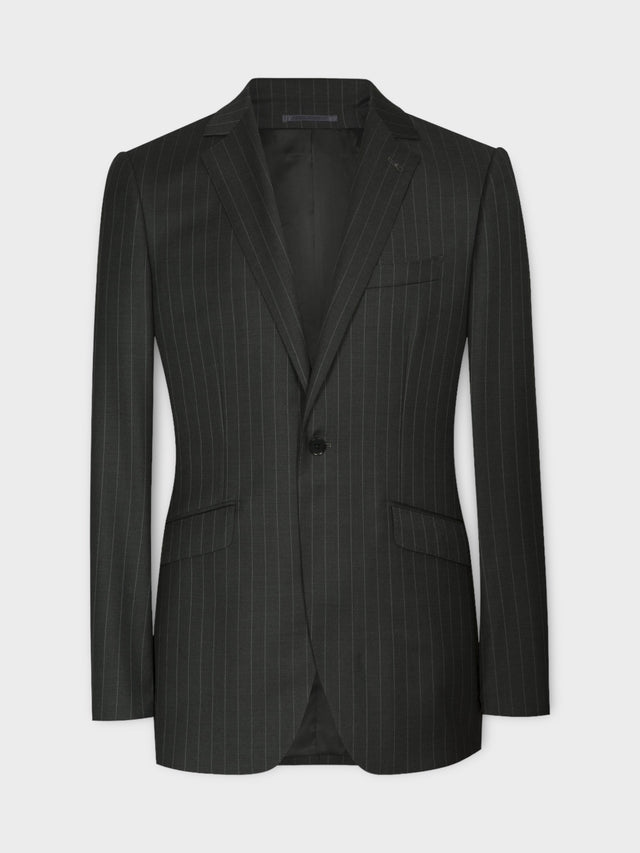 Charcoal Grey Pinstripe Suit