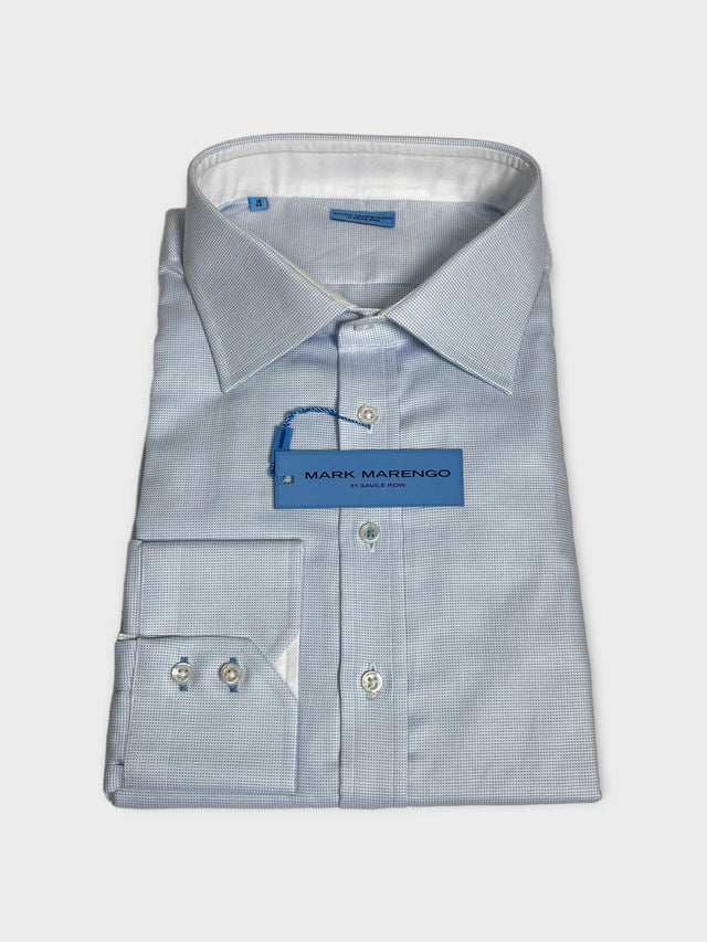 Blue Basket Weave Shirt