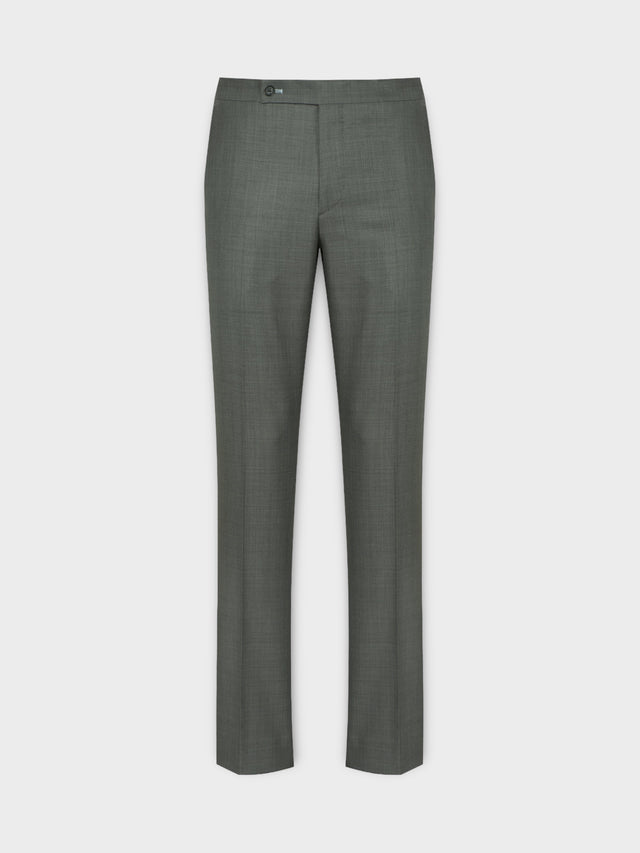 Grey Sharkskin Plain Suit