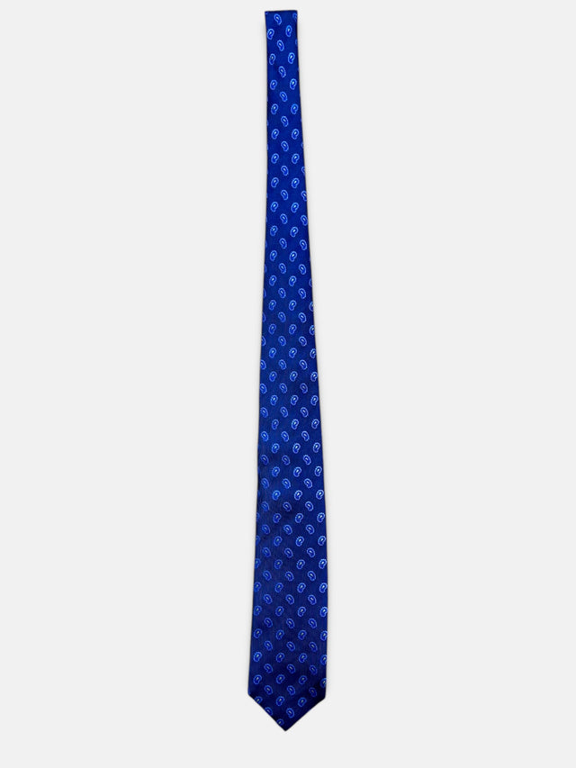 5 Pleated Paisley Silk Tie