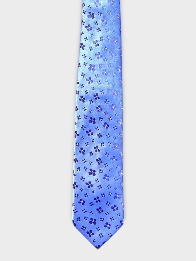 Lilac Flower Silk Tie