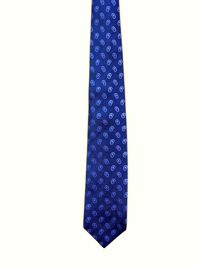 5 Pleated Paisley Silk Tie