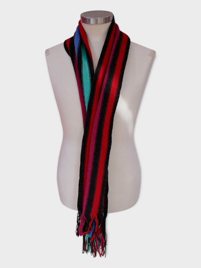 Multi Color Stripe Scarf