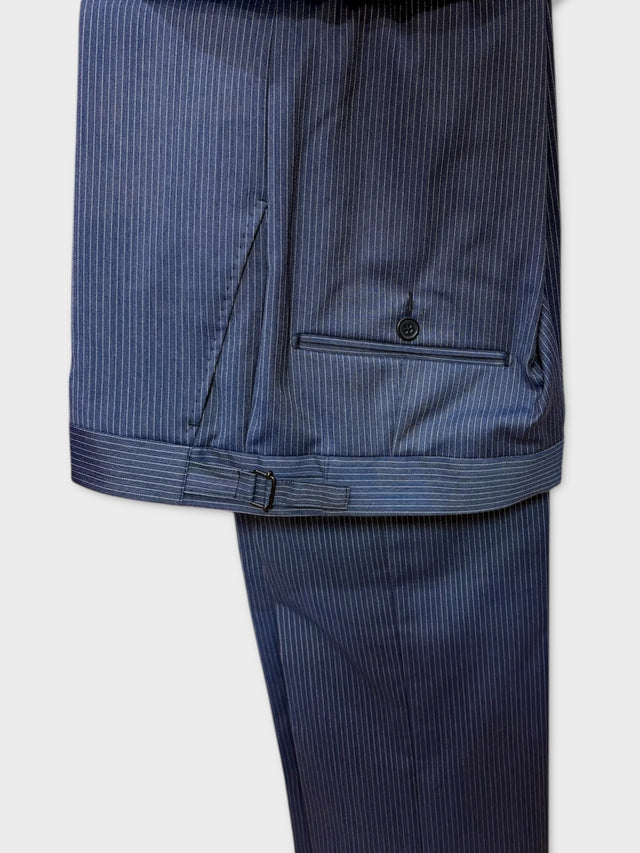 Blue Pinstripe Suit