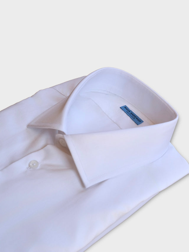 Contemporary Cutaway White Shirt