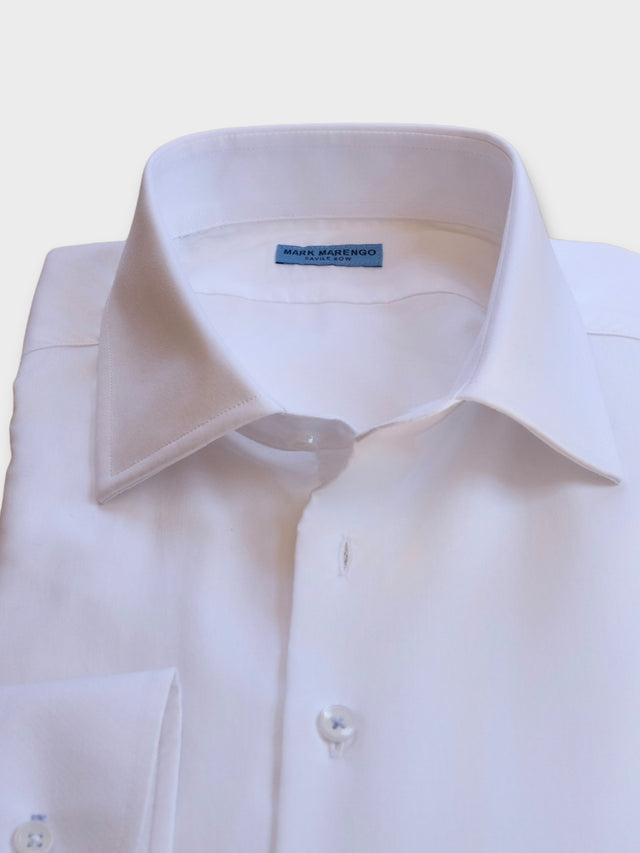 Contemporary Cutaway White Shirt