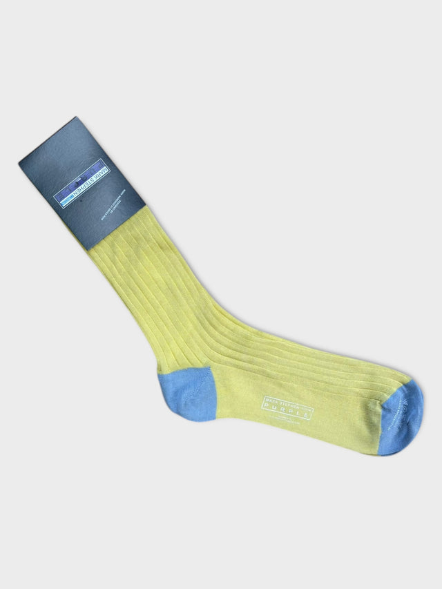 Yellow Cotton Socks