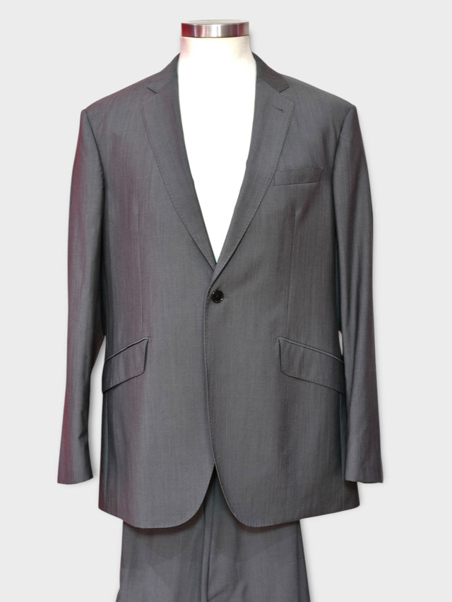 Light Grey Wool & Mohair Suit