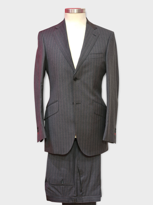 Grey Pinstripe Suit