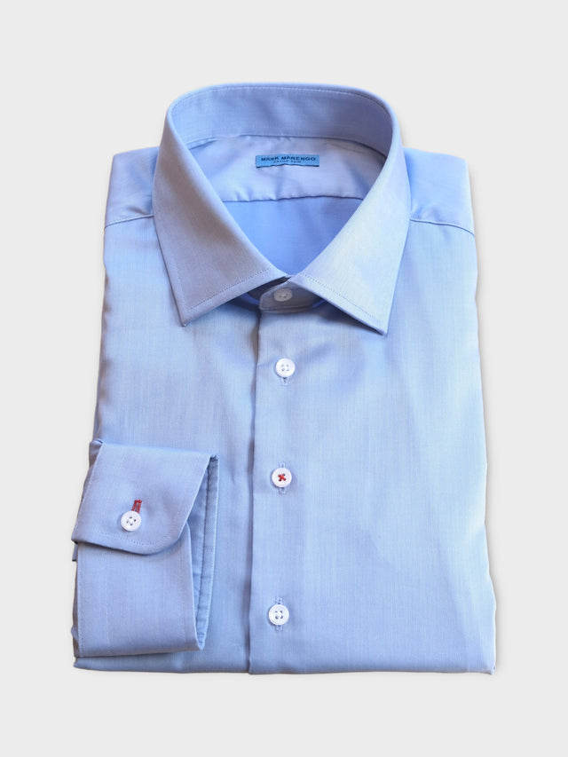 Contemporary Cutaway Pale Blue Shirt