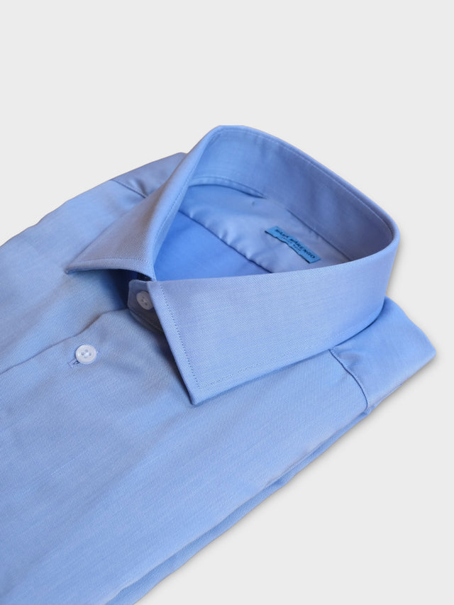 Contemporary Cutaway Pale Blue Shirt