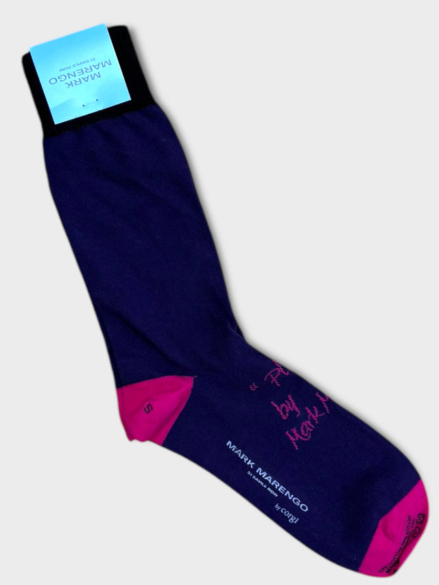 Purple Signature Cotton Socks