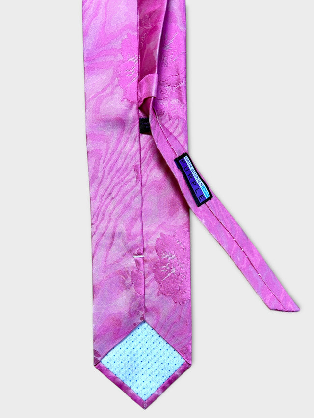 Pink Pattern Silk Tie