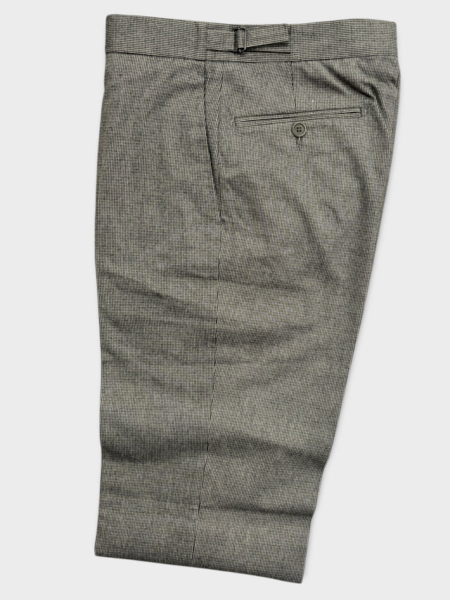 Brown Tweed Brushed Cotton Trousers