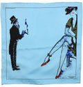 Light Blue Pocket Square - Flapper and Dandy - Mark marengo