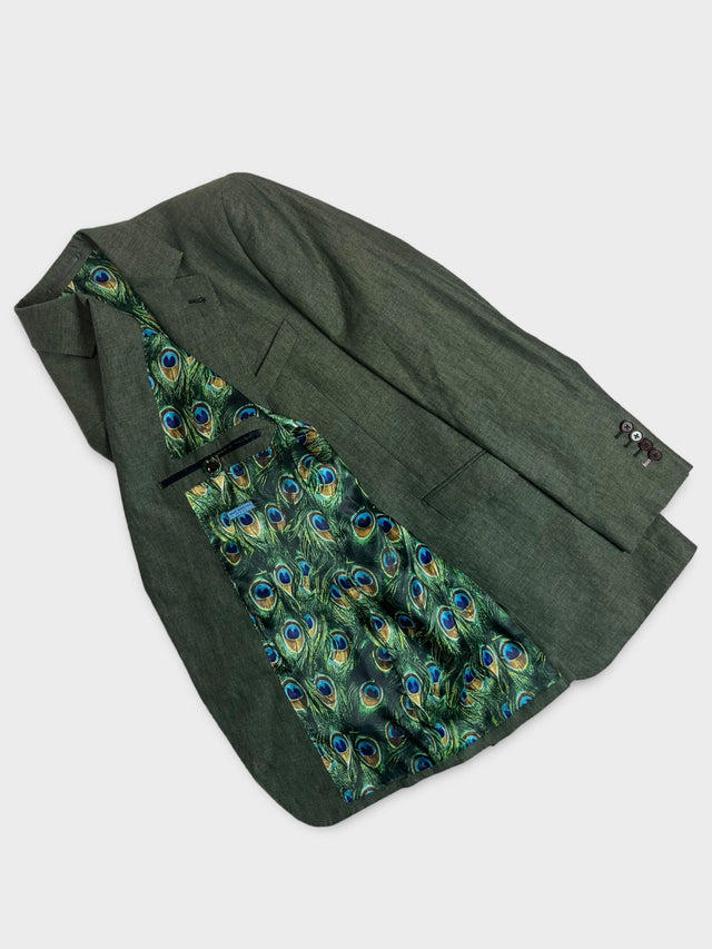 Green Linen Jacket