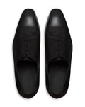 Black Hand-Stitched Wholecut Shoes-Mark Marengo Savile Row