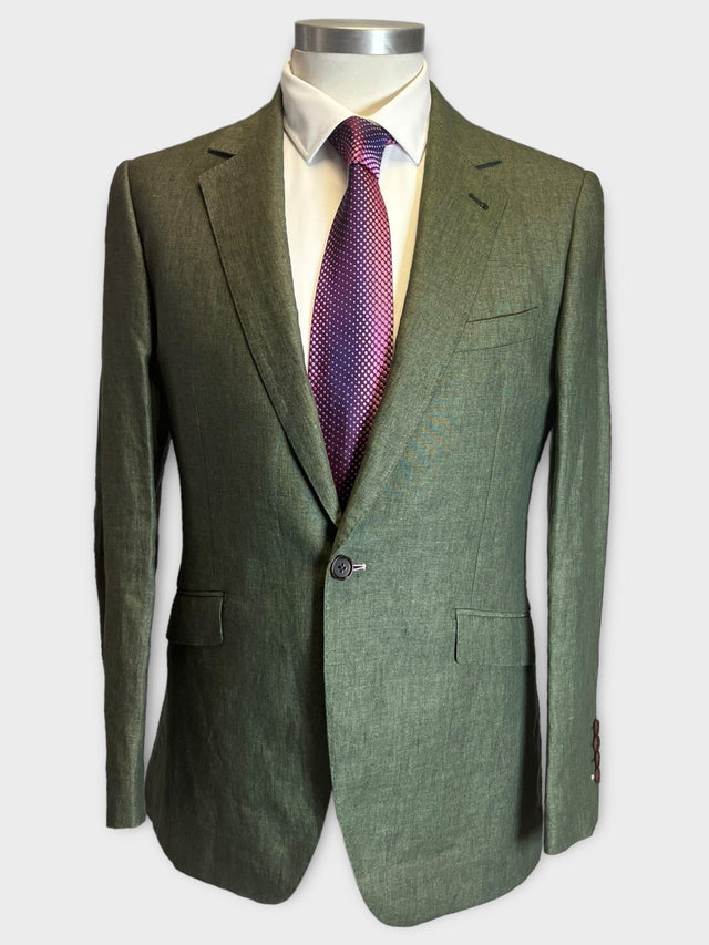 Green Linen Jacket