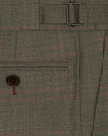 Brown Prince Of Wales Trousers - Mark marengo