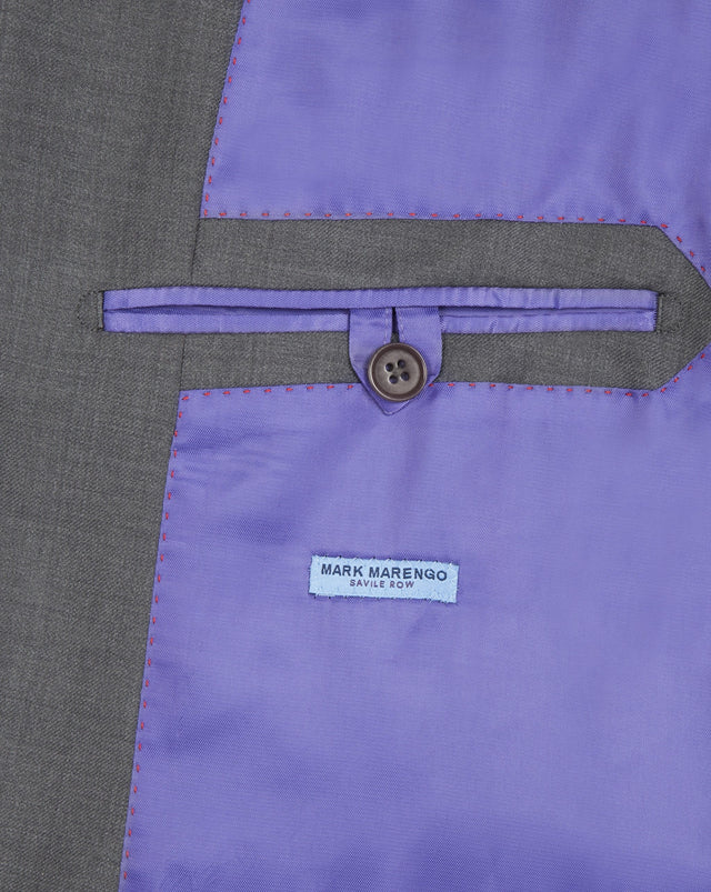 Grey Twill Suit - Mark marengo