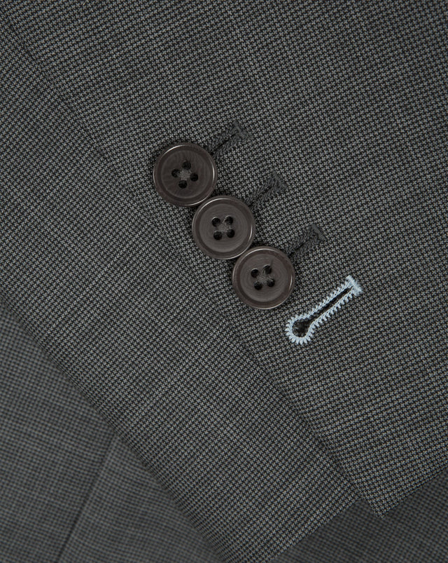 Grey Nailshead Suit - Mark marengo