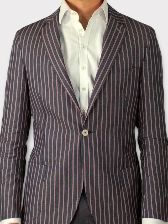 Blue Striped Blazer