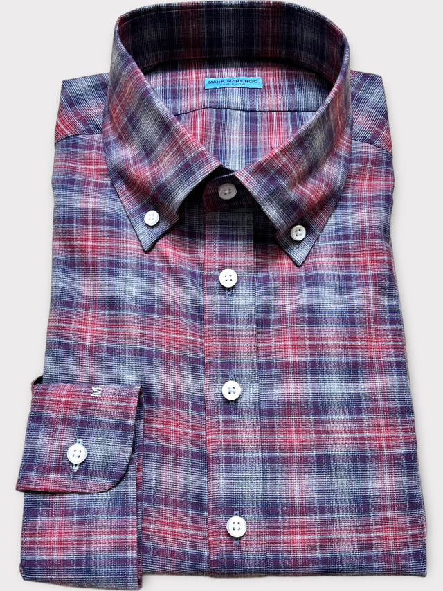 Red Blue Check Shirt