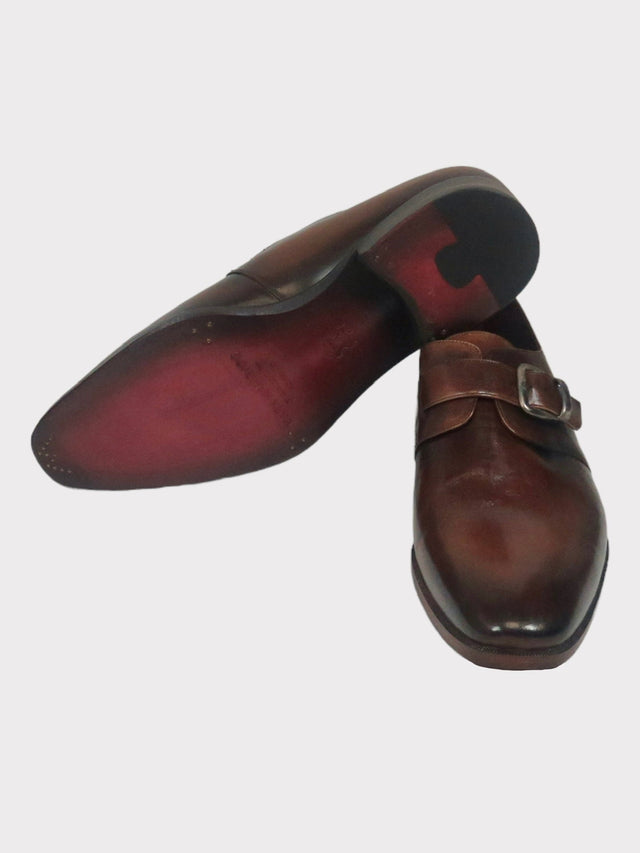 Mark Marengo Brown Leather Monk Shoe