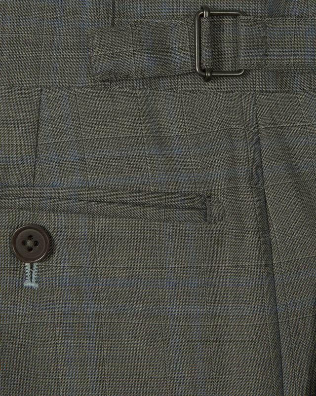 Grey Prince of Wales Suit - Mark marengo
