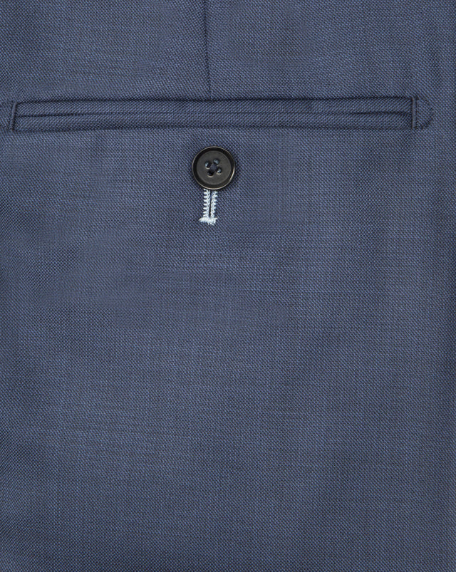 Steel Blue Sharkskin Suit
