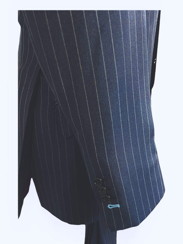 Blue Pinstripe Suit