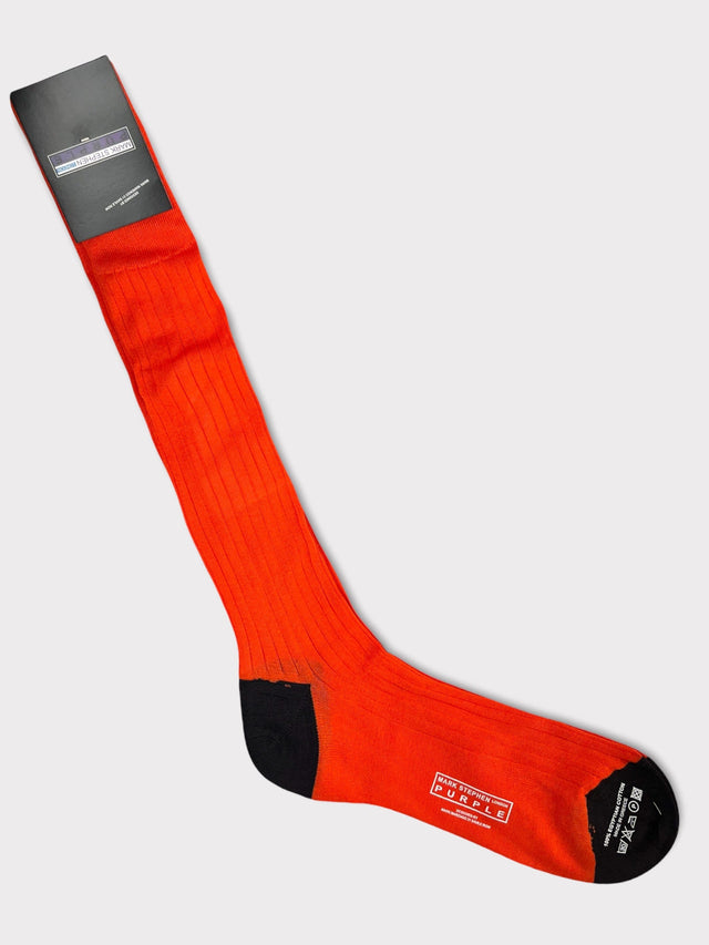 Mark Marengo Orange Long Socks