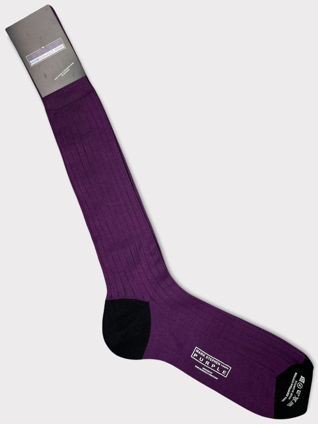 Mark Marengo Purple Long Socks