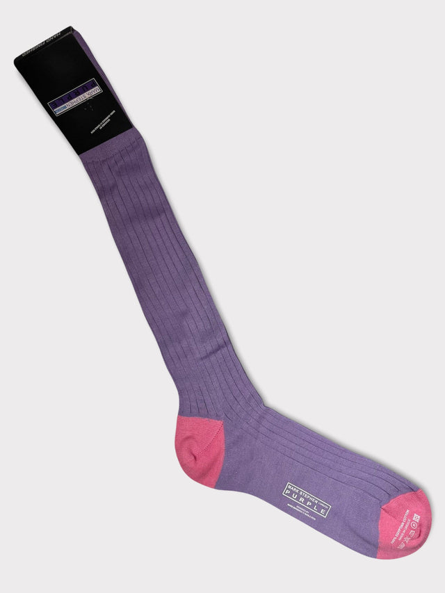 Mark Marengo Light Purple Long Sock