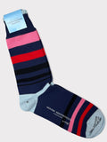 Mark Marengo Navy stripe Socks