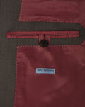 Dark Brown Sharkskin Suit - Mark marengo