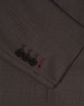 Dark Brown Sharkskin Suit - Mark marengo