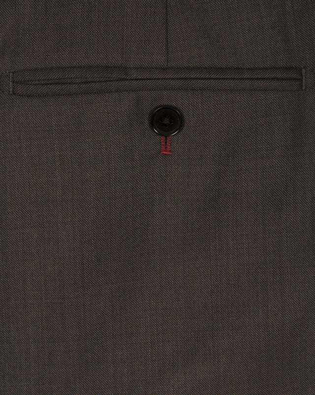 Dark Brown Sharkskin Suit - Mark marengo