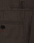 Dark Brown Sharkskin Suit - Mark marengo