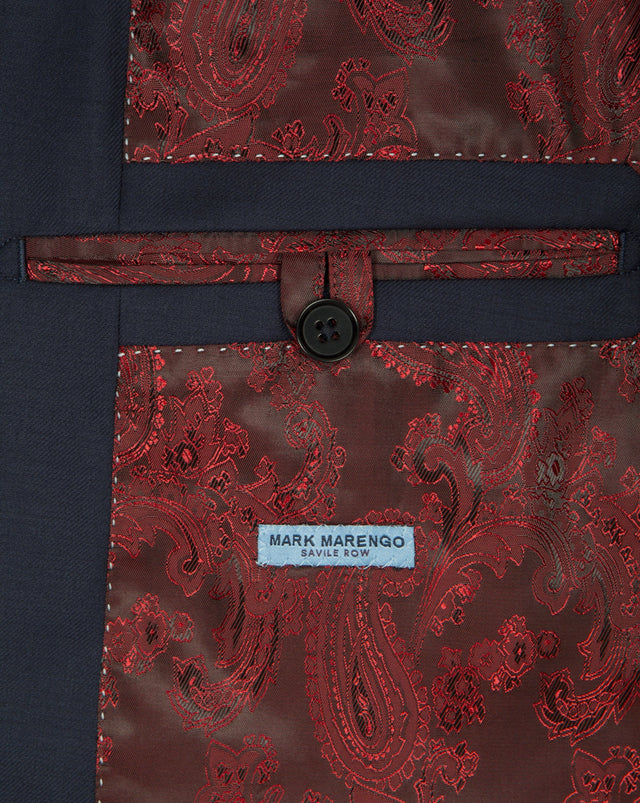 Navy Twill Suit - Mark marengo