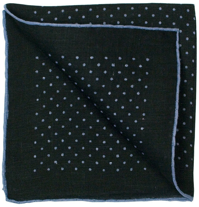 Sky Polka Dot Pocket Square - Mark marengo