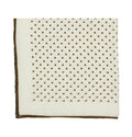 Brown Polka Dot Pocket Square - Mark marengo