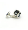 Cats Eye Dark Blue Cufflinks - Mark marengo