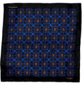 Black Pocket Square - Byzantine - Mark marengo