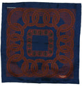 Deep Blue Pocket Square - Romanesque - Mark marengo