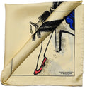 Cream Pocket Square - Flapper and Dandy - Mark marengo