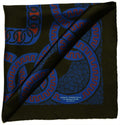 Black Pocket Square - Romanesque - Mark marengo