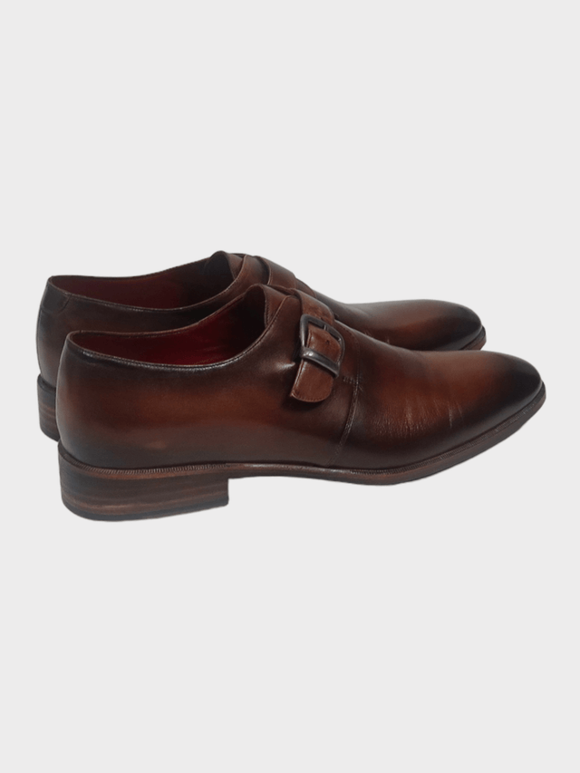 Mark Marengo Brown Leather Monk Shoe