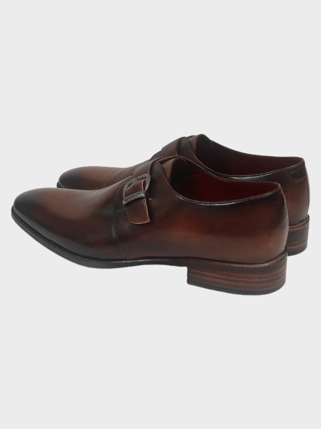 Mark Marengo Brown Leather Monk Shoe